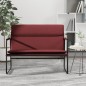 vidaXL Sitzbank Weinrot 100x64x80 cm Kunstleder vidaXL Sitzbank Weinrot 100x64x80 cm Kunstleder