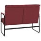 vidaXL Sitzbank Weinrot 100x64x80 cm Kunstleder vidaXL Sitzbank Weinrot 100x64x80 cm Kunstleder