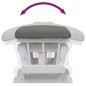 vidaXL Schaukelsessel mit Hocker Gleitend Dunkelgrau Stoff vidaXL Schaukelsessel mit Hocker Gleitend Dunkelgrau Stoff