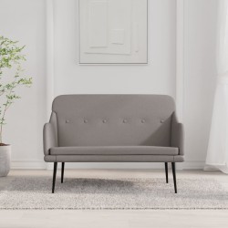 vidaXL Sitzbank Taupe 110x76x80 cm Stoff