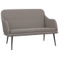 vidaXL Sitzbank Taupe 110x76x80 cm Stoff vidaXL Sitzbank Taupe 110x76x80 cm Stoff