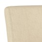 vidaXL Polsterstuhl Creme Stoff vidaXL Polsterstuhl Creme Stoff