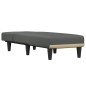 vidaXL Chaiselongue Dunkelgrau Stoff vidaXL Chaiselongue Dunkelgrau Stoff