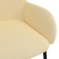 vidaXL Esszimmerstühle 2 Stk. Creme Samt vidaXL Esszimmerstühle 2 Stk. Creme Samt