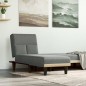 vidaXL Chaiselongue Dunkelgrau Stoff vidaXL Chaiselongue Dunkelgrau Stoff