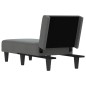 vidaXL Chaiselongue Dunkelgrau Stoff vidaXL Chaiselongue Dunkelgrau Stoff
