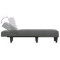 vidaXL Chaiselongue Dunkelgrau Stoff vidaXL Chaiselongue Dunkelgrau Stoff