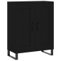 Highboard Schwarz 69,5x34x180 cm Holzwerkstoff Highboard Schwarz 69,5x34x180 cm Holzwerkstoff