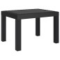 vidaXL Gartentisch Anthrazit 59x47x40 cm PP vidaXL Gartentisch Anthrazit 59x47x40 cm PP