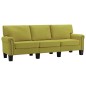 vidaXL 3-Sitzer-Sofa Grün Stoff vidaXL 3-Sitzer-Sofa Grün Stoff