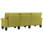 vidaXL 3-Sitzer-Sofa Grün Stoff vidaXL 3-Sitzer-Sofa Grün Stoff