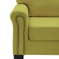 vidaXL 3-Sitzer-Sofa Grün Stoff vidaXL 3-Sitzer-Sofa Grün Stoff