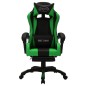 vidaXL Gaming-Stuhl mit RGB LED-Leuchten Grün und Schwarz Kunstleder vidaXL Gaming-Stuhl mit RGB LED-Leuchten Grün und Schwarz Kunstleder