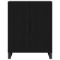 Highboard Schwarz 69,5x34x180 cm Holzwerkstoff Highboard Schwarz 69,5x34x180 cm Holzwerkstoff