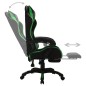 vidaXL Gaming-Stuhl mit RGB LED-Leuchten Grün und Schwarz Kunstleder vidaXL Gaming-Stuhl mit RGB LED-Leuchten Grün und Schwarz Kunstleder