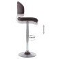 vidaXL Barhocker 2 Stk. Braun Kunstleder vidaXL Barhocker 2 Stk. Braun Kunstleder