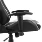 vidaXL Gaming-Stuhl Drehbar Weiß PVC vidaXL Gaming-Stuhl Drehbar Weiß PVC