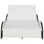 vidaXL Doppel-Sonnenliege mit Auflage Poly Rattan Schwarz vidaXL Doppel-Sonnenliege mit Auflage Poly Rattan Schwarz