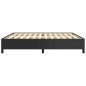 vidaXL Bettgestell Schwarz 200x200 cm Kunstleder vidaXL Bettgestell Schwarz 200x200 cm Kunstleder