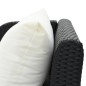 vidaXL Sonnenliege mit Auflage Poly Rattan Schwarz vidaXL Sonnenliege mit Auflage Poly Rattan Schwarz