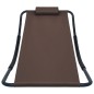 vidaXL Gartenbett Braun 200 x 90 cm Stahl vidaXL Gartenbett Braun 200 x 90 cm Stahl