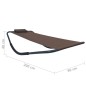 vidaXL Gartenbett Braun 200 x 90 cm Stahl vidaXL Gartenbett Braun 200 x 90 cm Stahl