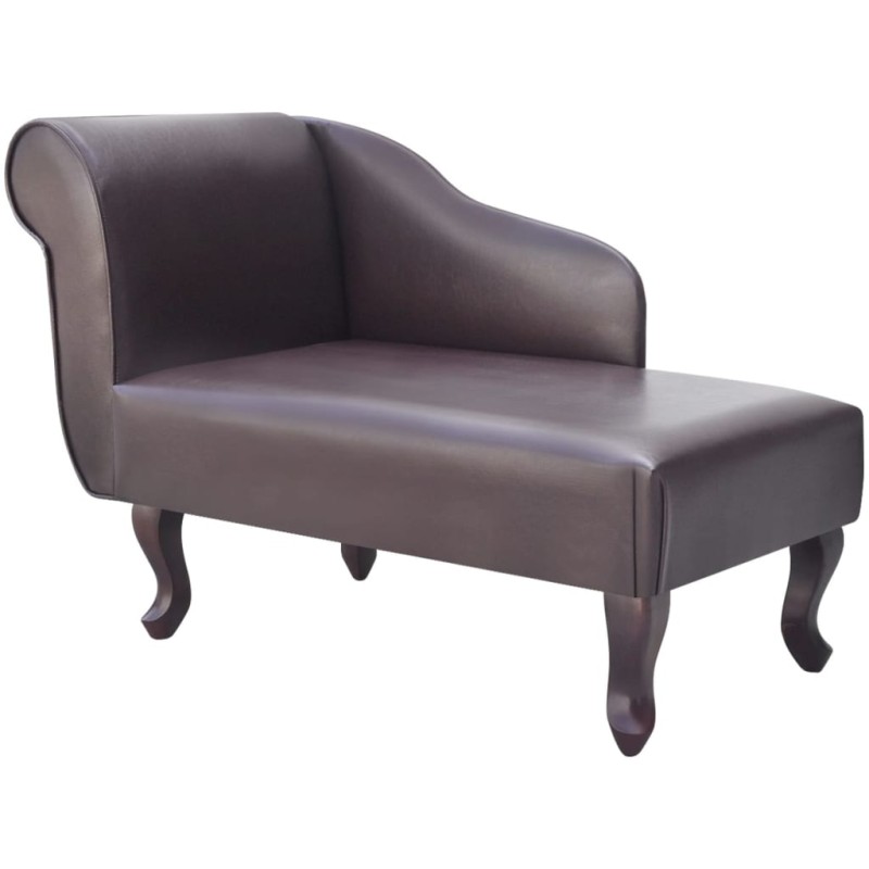 vidaXL Chaiselongue Braun Kunstleder vidaXL Chaiselongue Braun Kunstleder