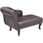 vidaXL Chaiselongue Braun Kunstleder vidaXL Chaiselongue Braun Kunstleder