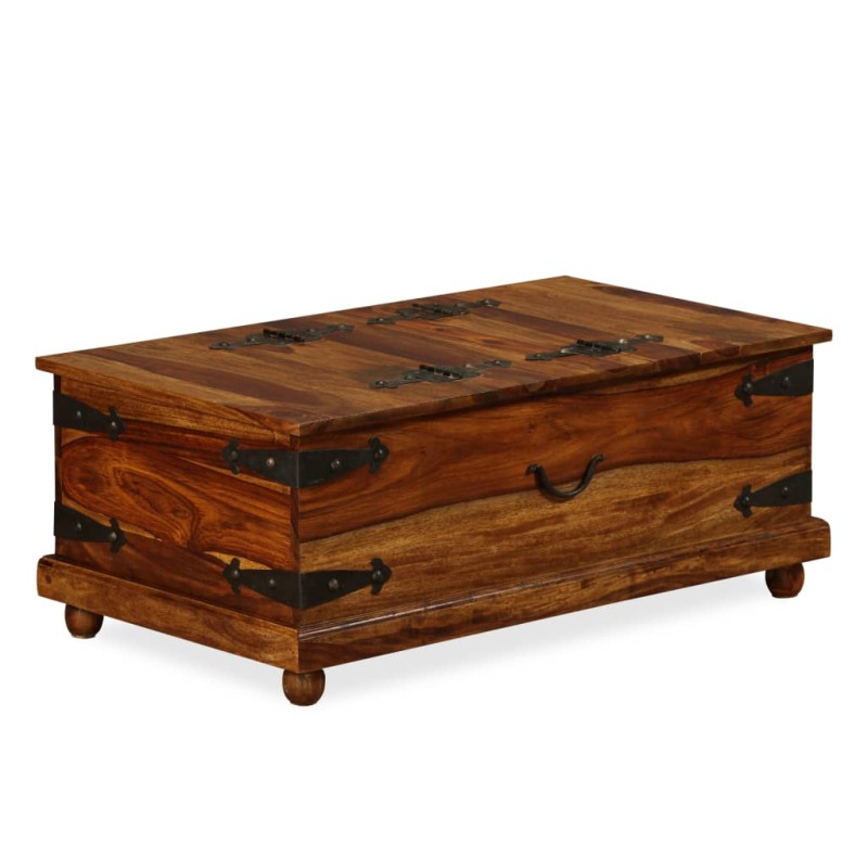 vidaXL Truhe Massivholz 90×50×35 cm vidaXL Truhe Massivholz 90×50×35 cm