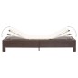 vidaXL Sonnenliege mit Auflage Braun Poly Rattan vidaXL Sonnenliege mit Auflage Braun Poly Rattan