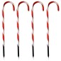 HI LED-Gartendekoration Zuckerstangen 4 Stk. HI LED-Gartendekoration Zuckerstangen 4 Stk.
