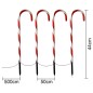 HI LED-Gartendekoration Zuckerstangen 4 Stk. HI LED-Gartendekoration Zuckerstangen 4 Stk.