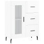 vidaXL Highboard Hochglanz-Weiß 69,5x34x180 cm Holzwerkstoff vidaXL Highboard Hochglanz-Weiß 69,5x34x180 cm Holzwerkstoff