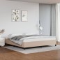 vidaXL Bettgestell Cappuccino-Braun 200x200 cm Kunstleder vidaXL Bettgestell Cappuccino-Braun 200x200 cm Kunstleder
