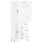 vidaXL Highboard Weiß 69,5x34x180 cm Holzwerkstoff vidaXL Highboard Weiß 69,5x34x180 cm Holzwerkstoff