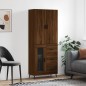 vidaXL Highboard Braun Eichen-Optik 69,5x34x180 cm Holzwerkstoff vidaXL Highboard Braun Eichen-Optik 69,5x34x180 cm Holzwerkstoff