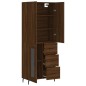vidaXL Highboard Braun Eichen-Optik 69,5x34x180 cm Holzwerkstoff vidaXL Highboard Braun Eichen-Optik 69,5x34x180 cm Holzwerkstoff