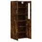 vidaXL Highboard Räuchereiche 69,5x34x180 cm Holzwerkstoff vidaXL Highboard Räuchereiche 69,5x34x180 cm Holzwerkstoff