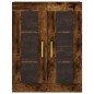 vidaXL Highboard Räuchereiche 69,5x34x180 cm Holzwerkstoff vidaXL Highboard Räuchereiche 69,5x34x180 cm Holzwerkstoff
