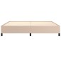 vidaXL Bettgestell Cappuccino-Braun 200x200 cm Kunstleder vidaXL Bettgestell Cappuccino-Braun 200x200 cm Kunstleder