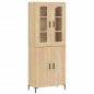 vidaXL Highboard Sonoma-Eiche 69,5x34x180 cm Holzwerkstoff vidaXL Highboard Sonoma-Eiche 69,5x34x180 cm Holzwerkstoff