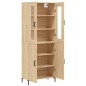 vidaXL Highboard Sonoma-Eiche 69,5x34x180 cm Holzwerkstoff vidaXL Highboard Sonoma-Eiche 69,5x34x180 cm Holzwerkstoff