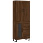 vidaXL Highboard Braun Eichen-Optik 69,5x34x180 cm Holzwerkstoff vidaXL Highboard Braun Eichen-Optik 69,5x34x180 cm Holzwerkstoff