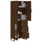 vidaXL Highboard Braun Eichen-Optik 69,5x34x180 cm Holzwerkstoff vidaXL Highboard Braun Eichen-Optik 69,5x34x180 cm Holzwerkstoff
