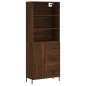 vidaXL Highboard Braun Eichen-Optik 69,5x34x180 cm Holzwerkstoff vidaXL Highboard Braun Eichen-Optik 69,5x34x180 cm Holzwerkstoff