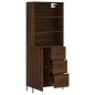 vidaXL Highboard Braun Eichen-Optik 69,5x34x180 cm Holzwerkstoff vidaXL Highboard Braun Eichen-Optik 69,5x34x180 cm Holzwerkstoff