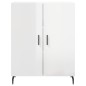 vidaXL Highboard Hochglanz-Weiß 69,5x34x180 cm Holzwerkstoff vidaXL Highboard Hochglanz-Weiß 69,5x34x180 cm Holzwerkstoff