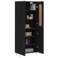 vidaXL Highboard Schwarz 69,5x34x180 cm Holzwerkstoff vidaXL Highboard Schwarz 69,5x34x180 cm Holzwerkstoff