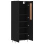 vidaXL Highboard Schwarz 69,5x34x180 cm Holzwerkstoff vidaXL Highboard Schwarz 69,5x34x180 cm Holzwerkstoff