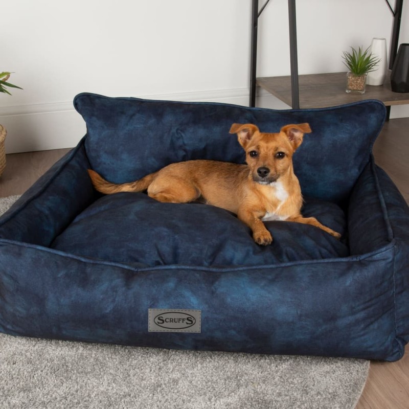 Scruffs & Tramps Hundebett Kensington Größe L 90x70 cm Marineblau Scruffs & Tramps Hundebett Kensington Größe L 90x70 cm Marineblau